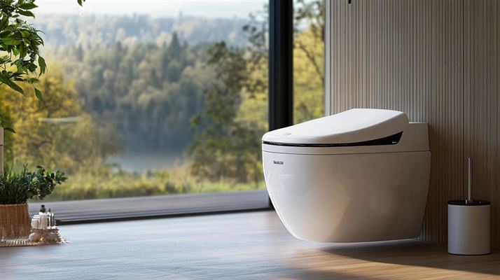 Væghængt toilet uden skyllekant - den moderne løsning