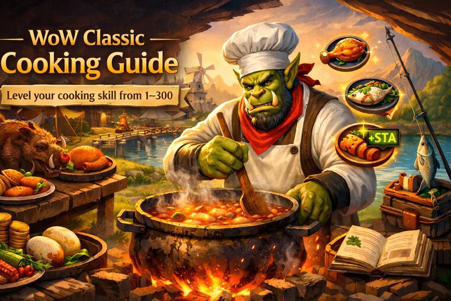 Wow classic cooking guide –level up your culinary skills